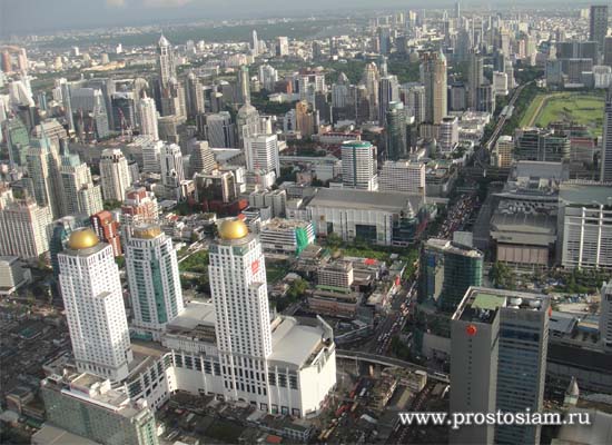 аид на Бангкок смотровая или видовая площадка в отеле Байок Скай Baiyoke Sky Hotel